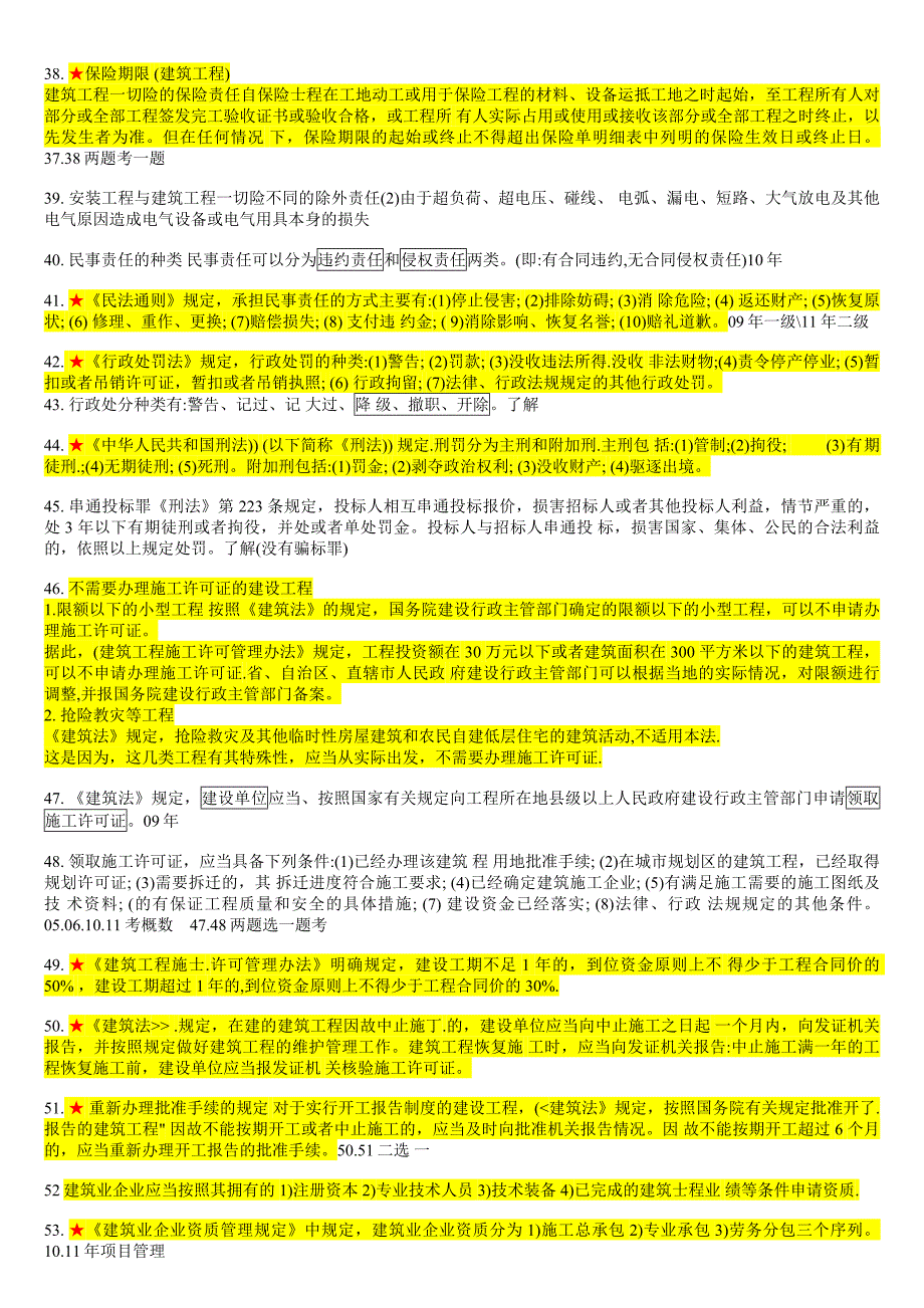 法规总结(全)完整考前加强记忆版_第4页