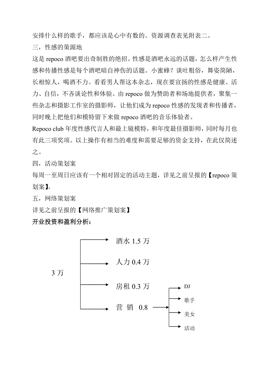 Repococlub整体营运策划书_第4页