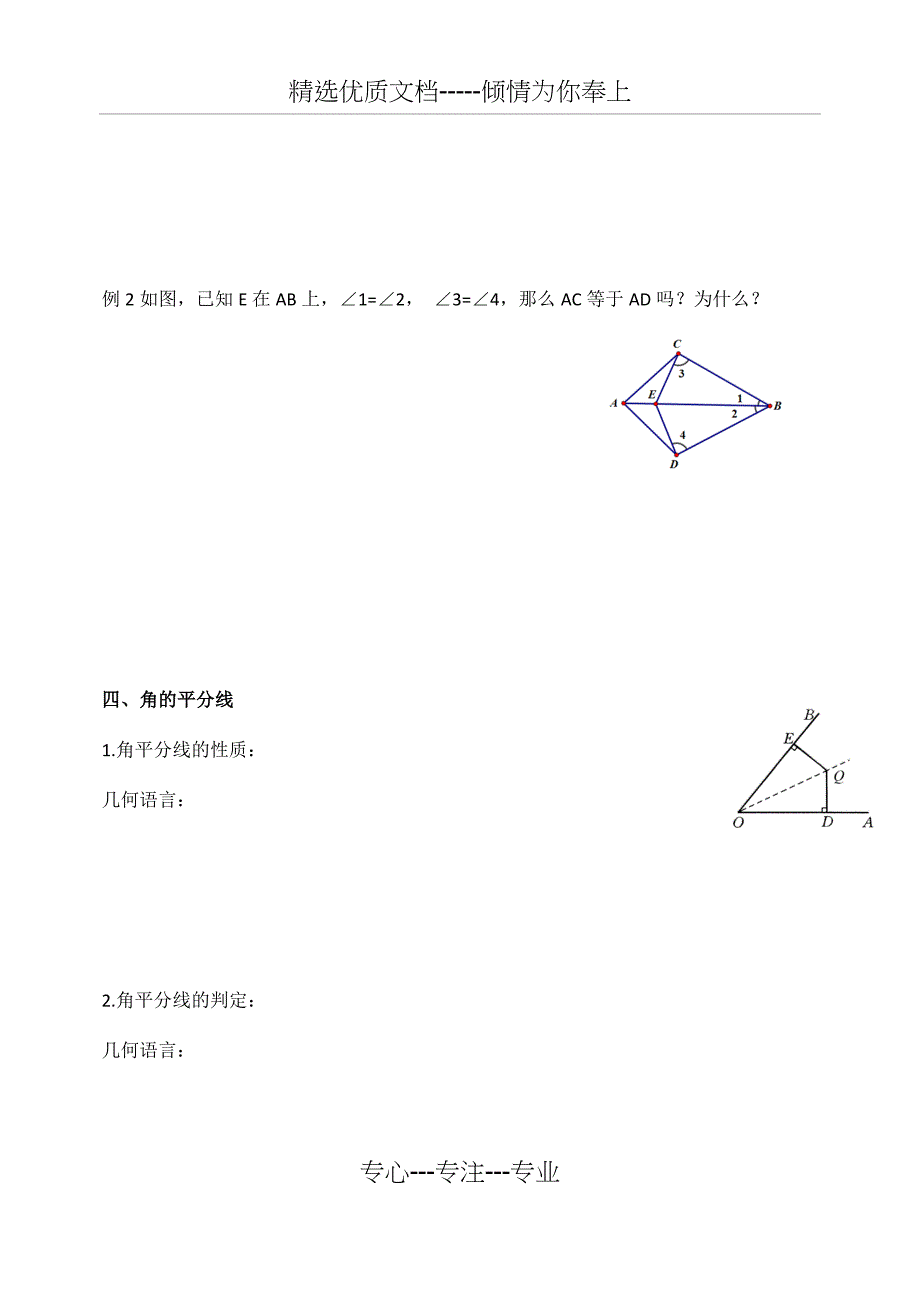 全等三角形复习-学案_第4页