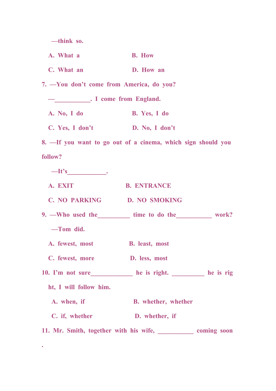 中考英语模拟试题（七）.doc_第2页