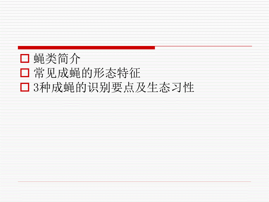 蝇类防制-常见成蝇的形态特征课件_第2页