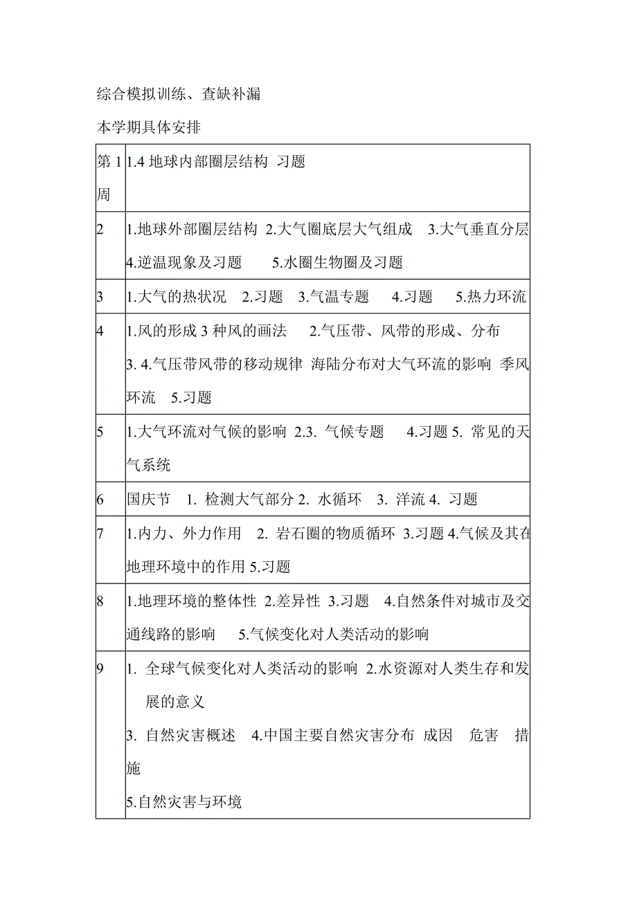 高三地理教学计划.doc_第3页