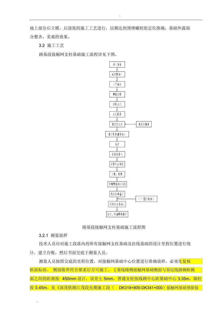 接触网支柱基础施工方案_第5页