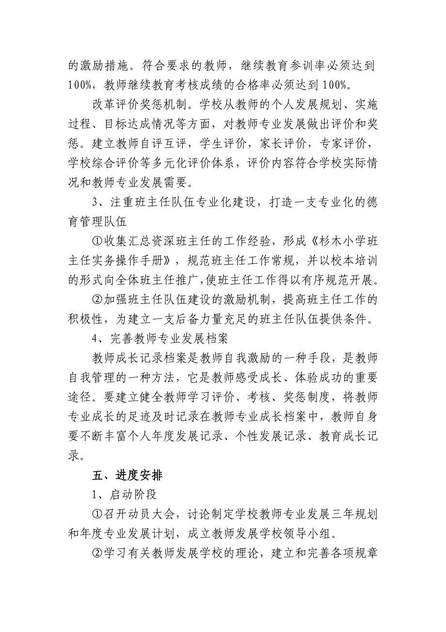 学校教师专业发展规划_第5页