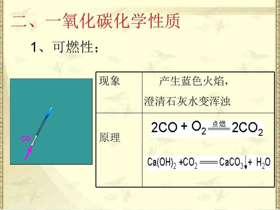 初三一氧化碳的性质人教版初三化学PPT课件_第5页