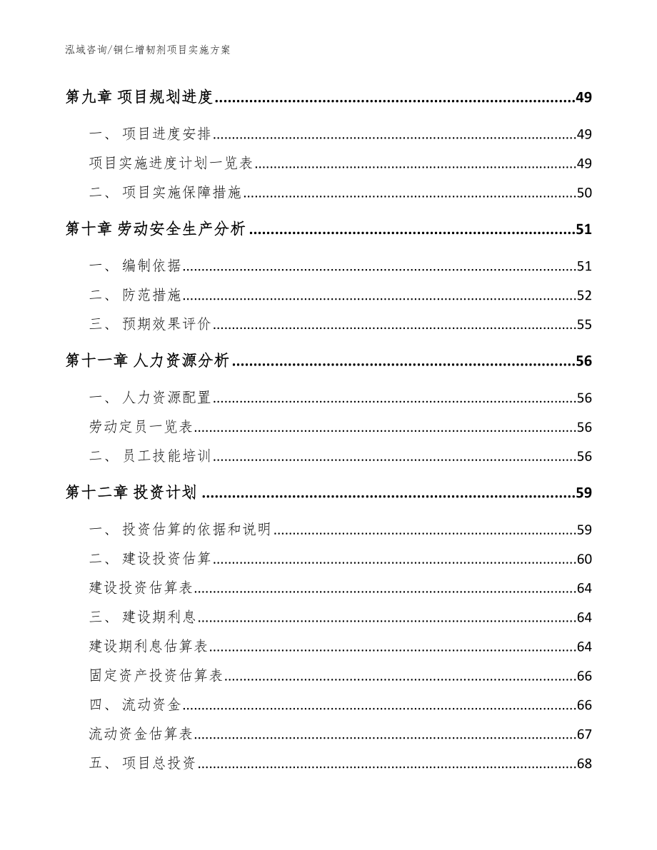 铜仁增韧剂项目实施方案_范文_第3页