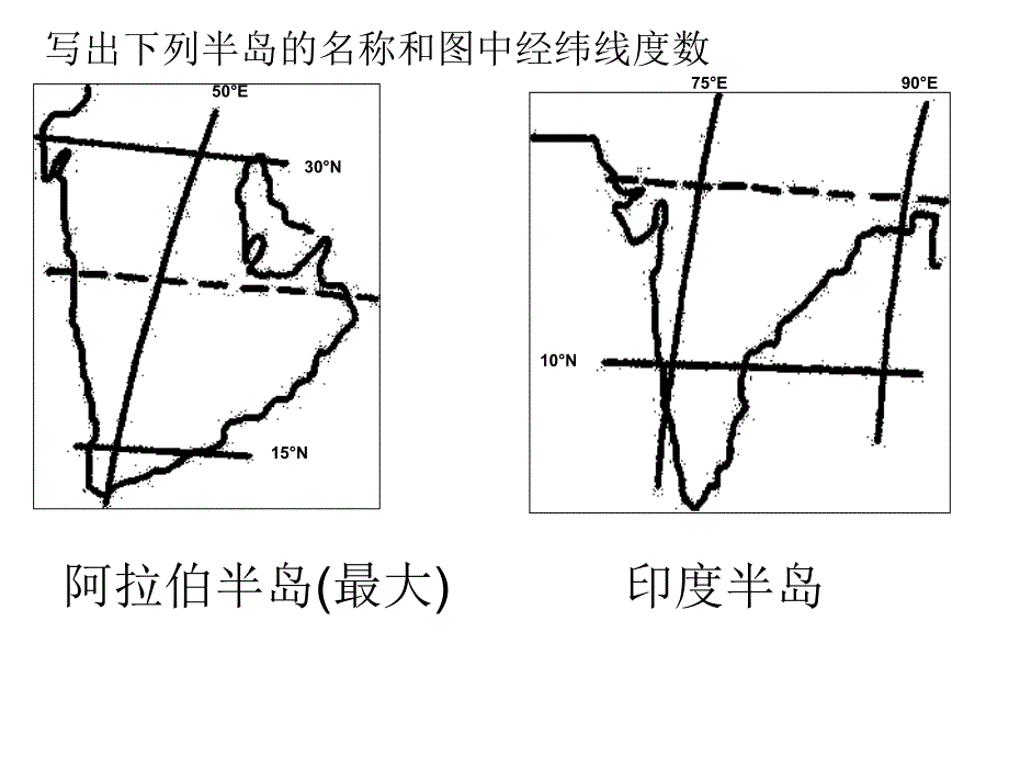 世界地理区域图---主要的半岛讲课稿_第2页