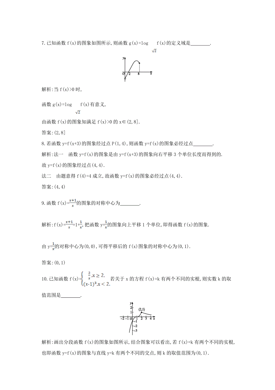 新课标高三数学一轮复习 第2篇 第7节 函数的图象课时训练 理_第4页