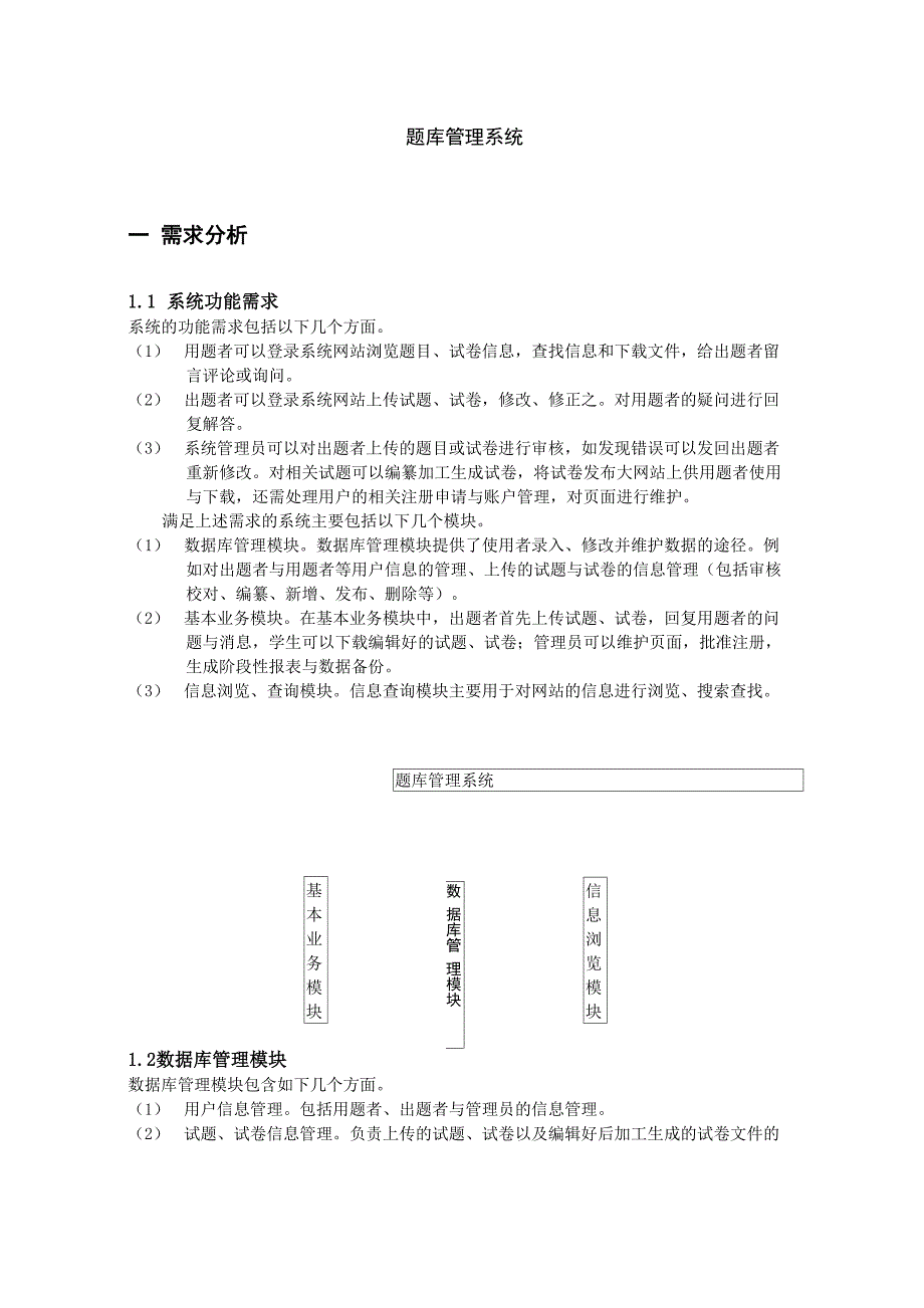 试题库管理系统_UML建模_第1页