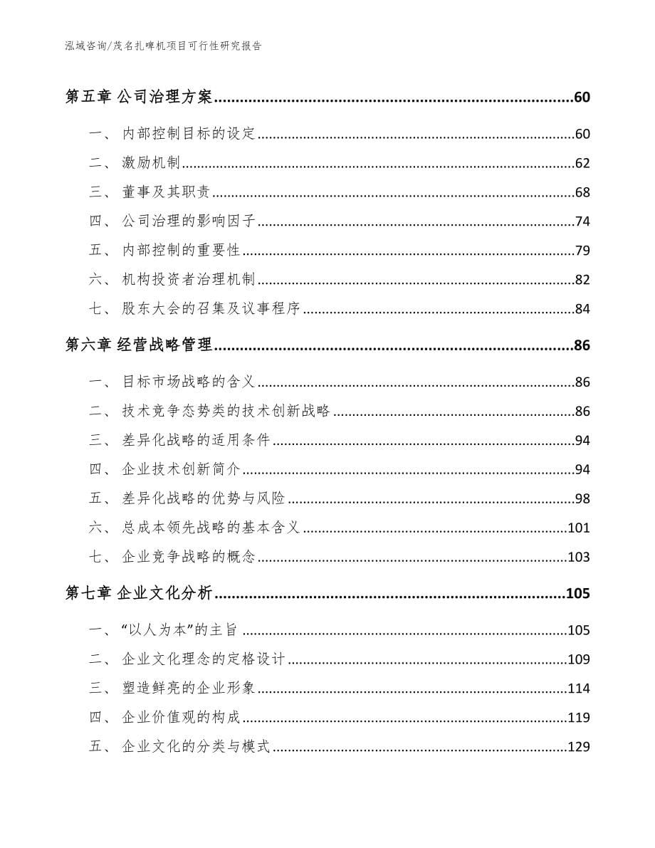 茂名扎啤机项目可行性研究报告_第5页