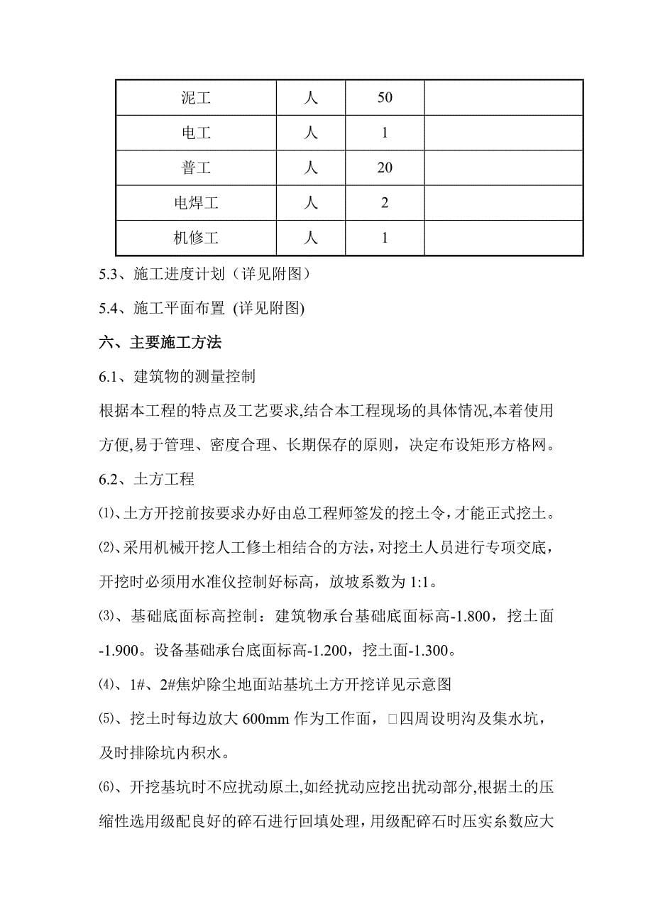 ##焦炉除尘地面站施工方案_第5页