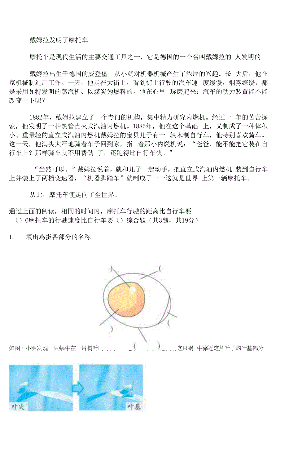 教科版三年级下册科学期末测试卷附答案(考试直接用).docx_第3页