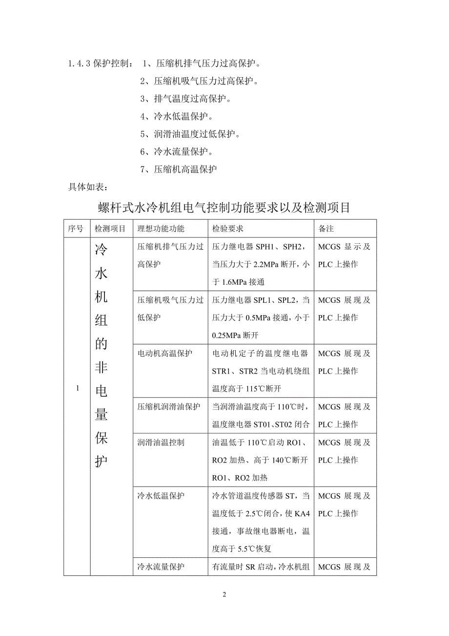 螺杆式冷水机组监控系统设计-建筑-环境与设备工程课程设计报告.doc_第5页