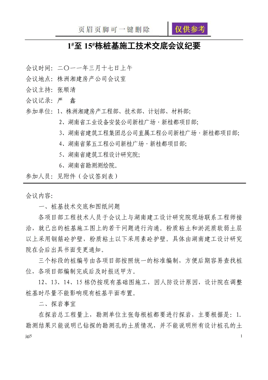 桩基会议纪要【内容分享】_第1页