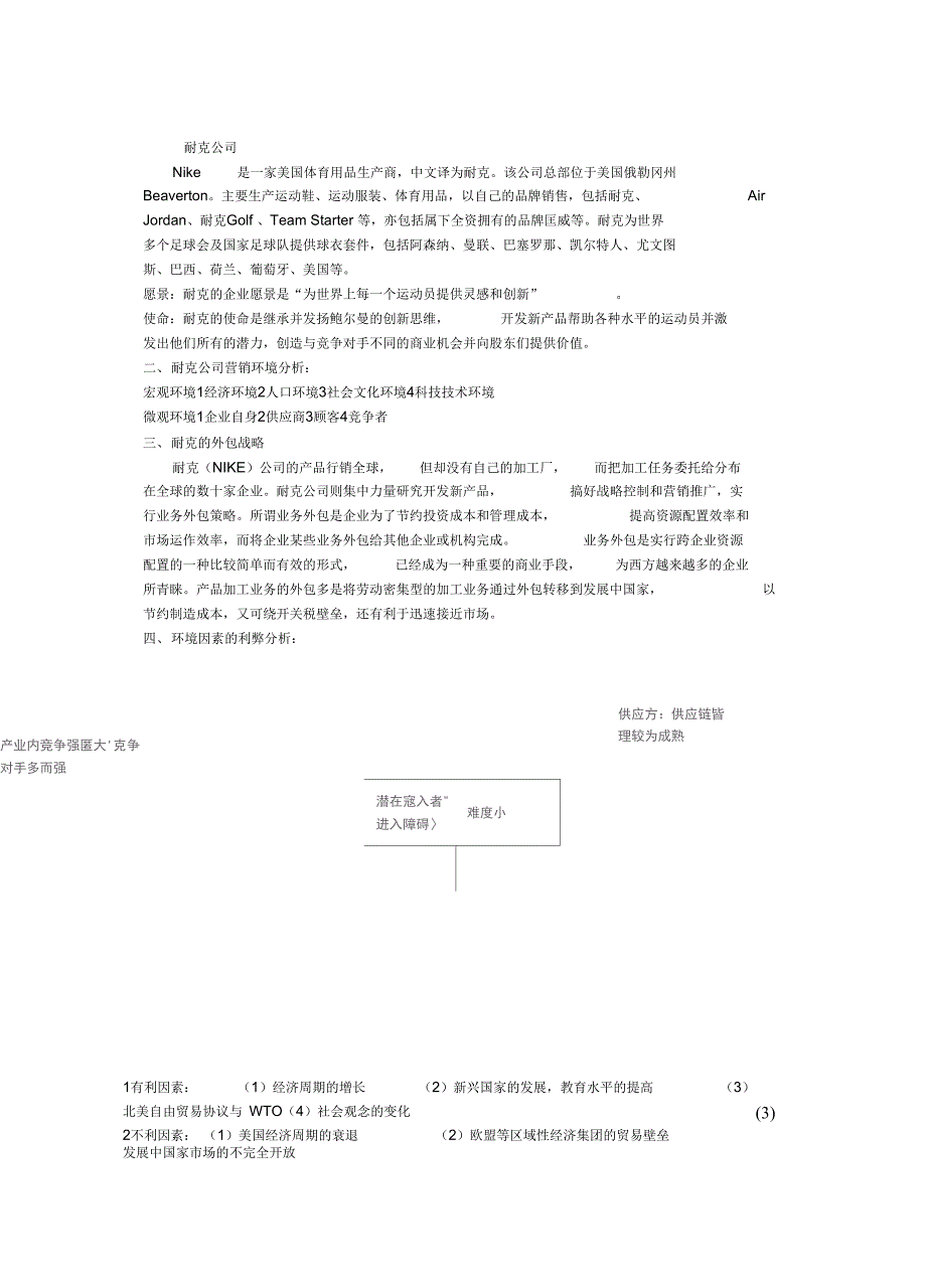 耐克公司战略规划建议_第2页