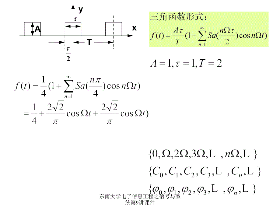 东南大学电子信息工程之信号与系统第9讲课件_第4页