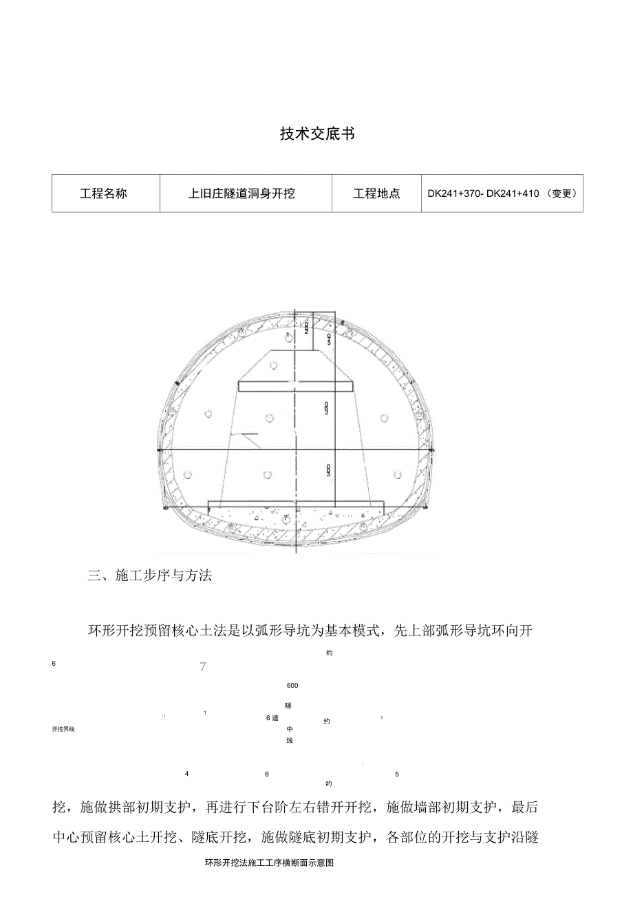 隧道工序交底隧道环形开挖预留核心土法交底_第2页