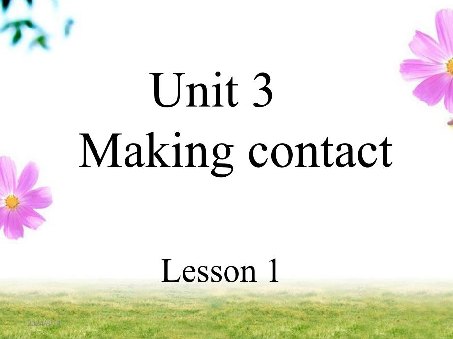 人教新起点版英语5下unit3makingcontactlesson1课件_第2页