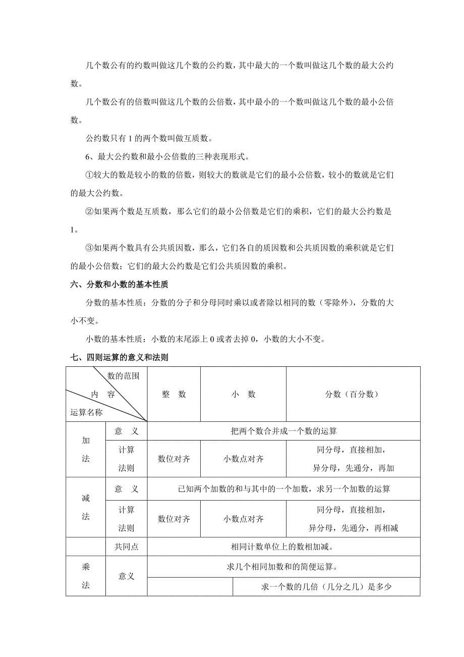 小学初中数学衔接暑假专题2-数的运算与运用_第5页