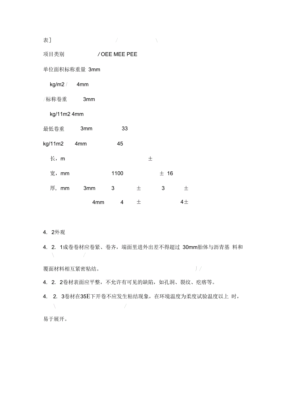 改性沥青聚乙烯胎防水卷材_第3页