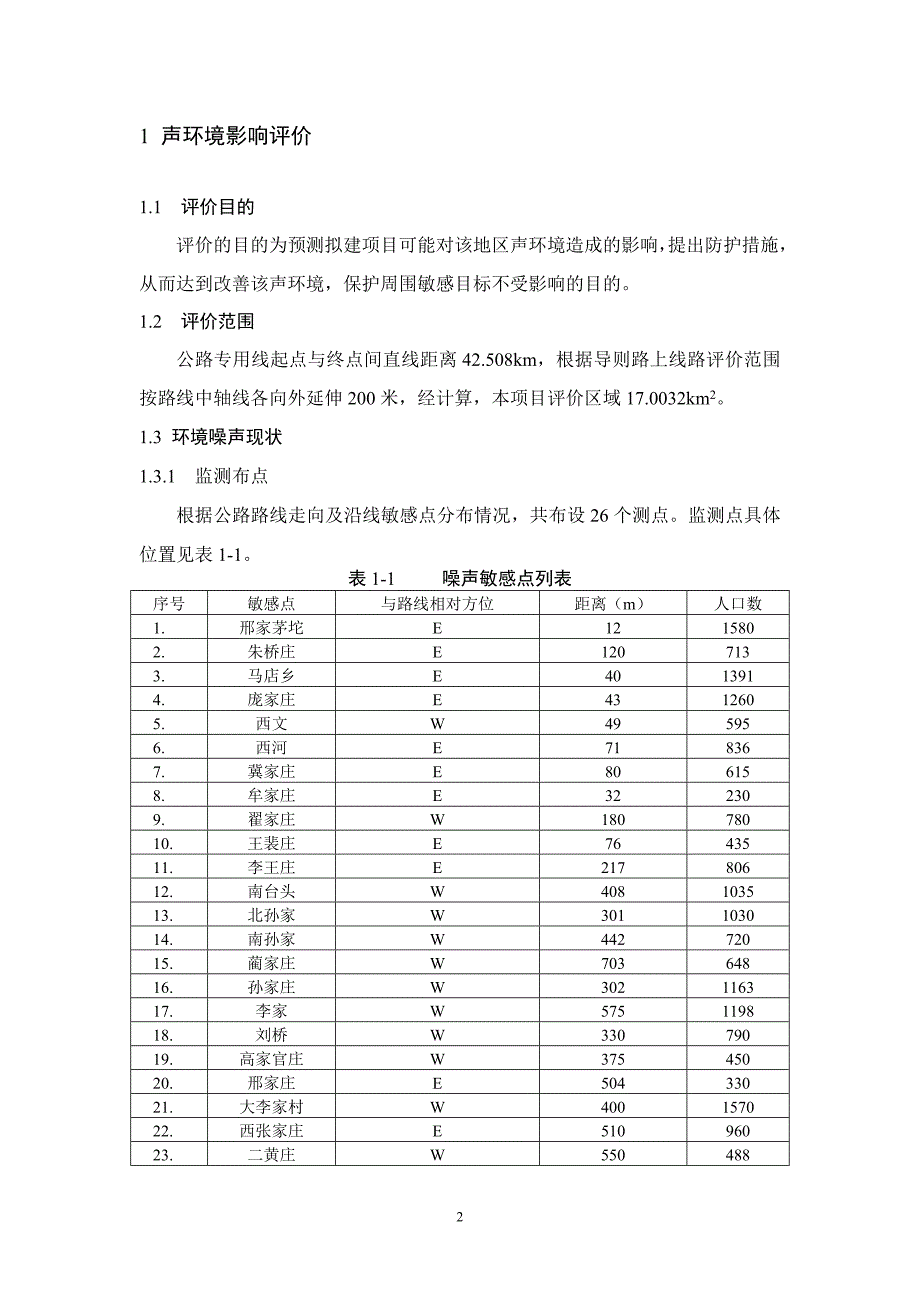 寿光农产品综合批发市场与绿色通道连接线环境评估报告.doc_第3页