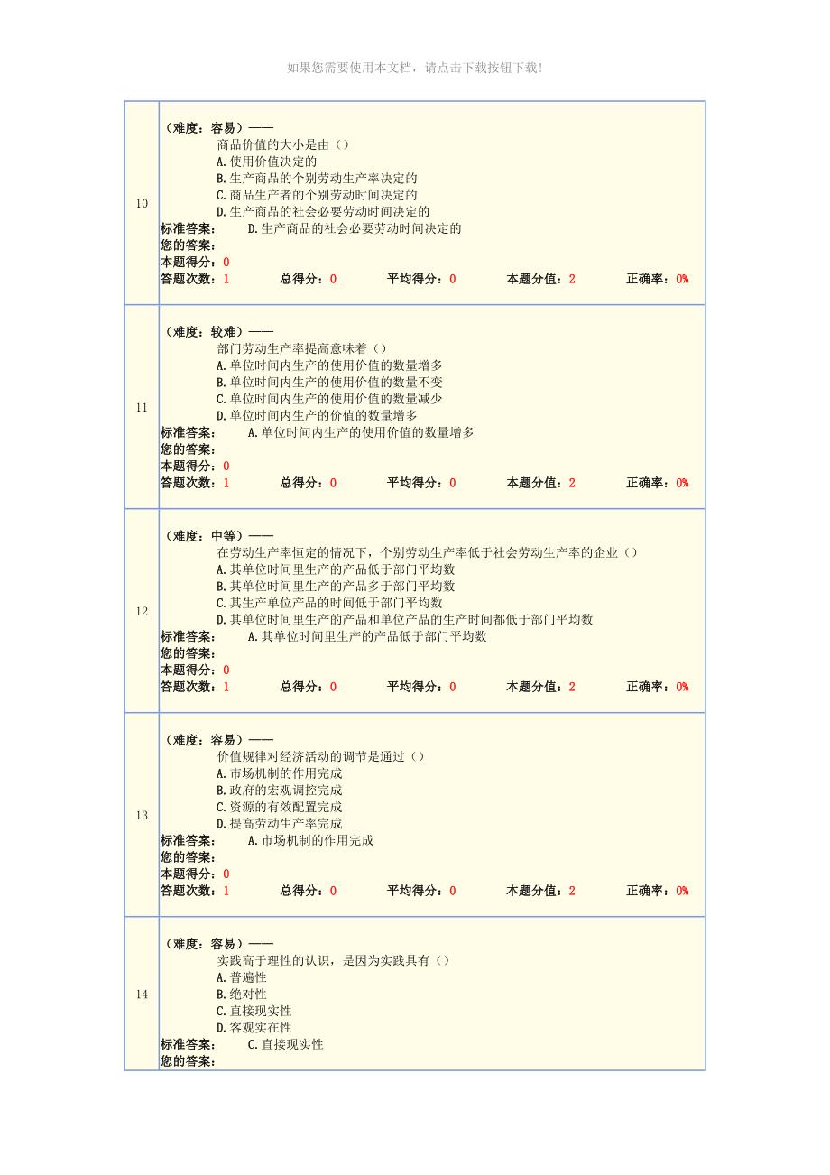 南京林业大学马原题库_第4页