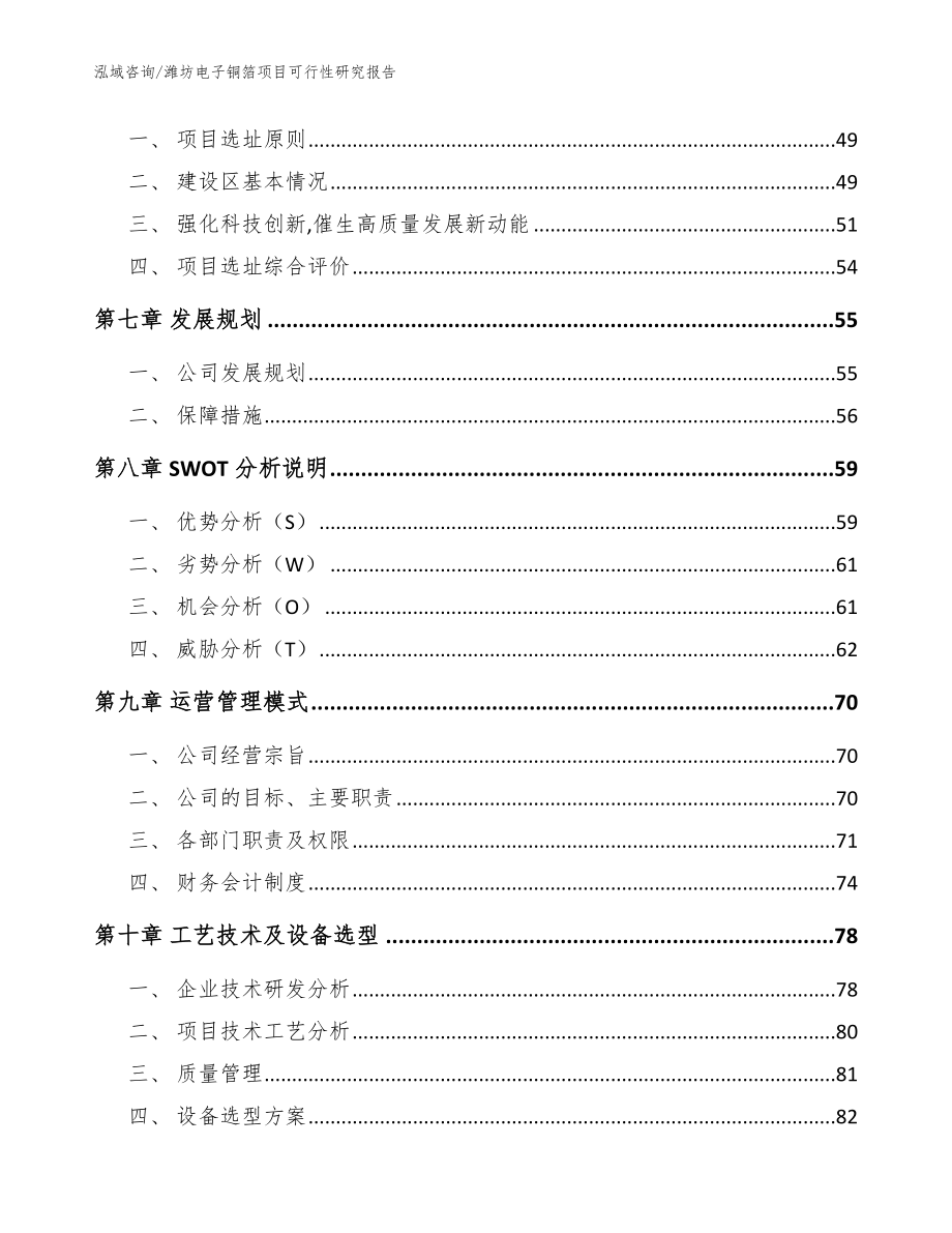 潍坊电子铜箔项目可行性研究报告（模板）_第4页