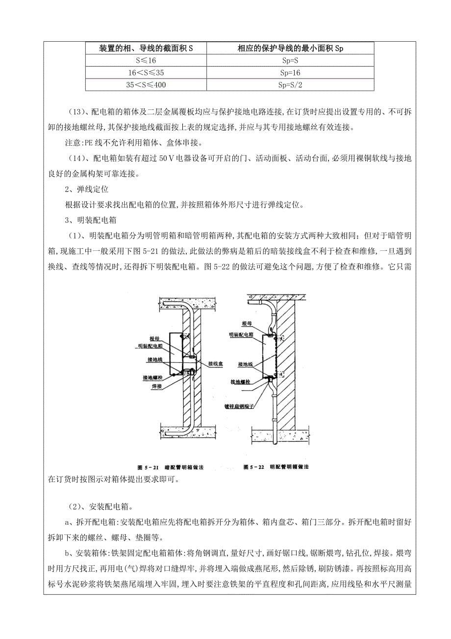 公租房电气安装技术交底_第5页