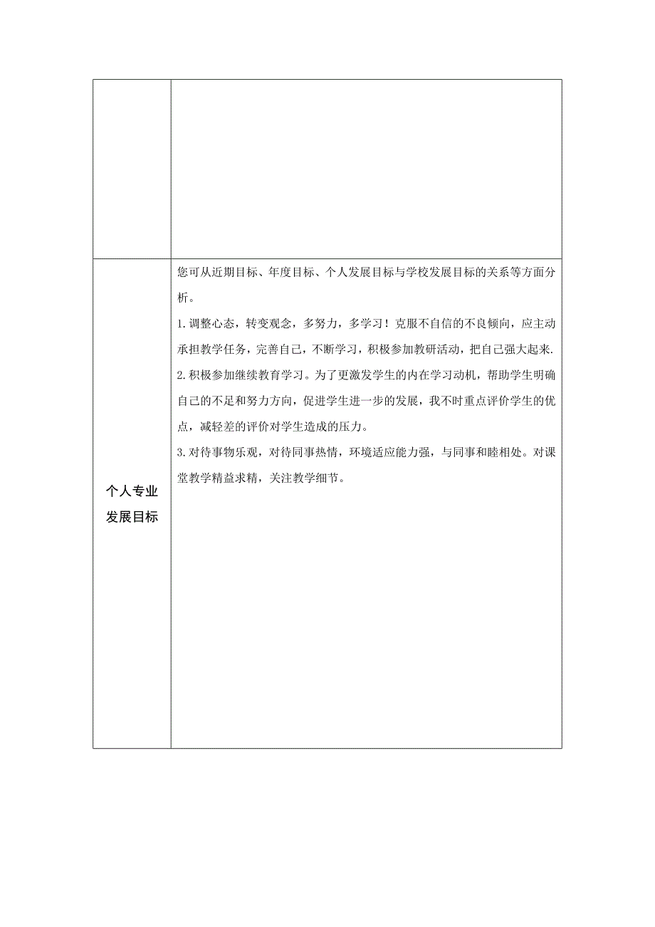 教师个人本项目研修计划参考表单(12)_第2页