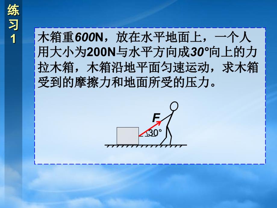 高一物理力的分解练习课课件 新课标 人教_第4页