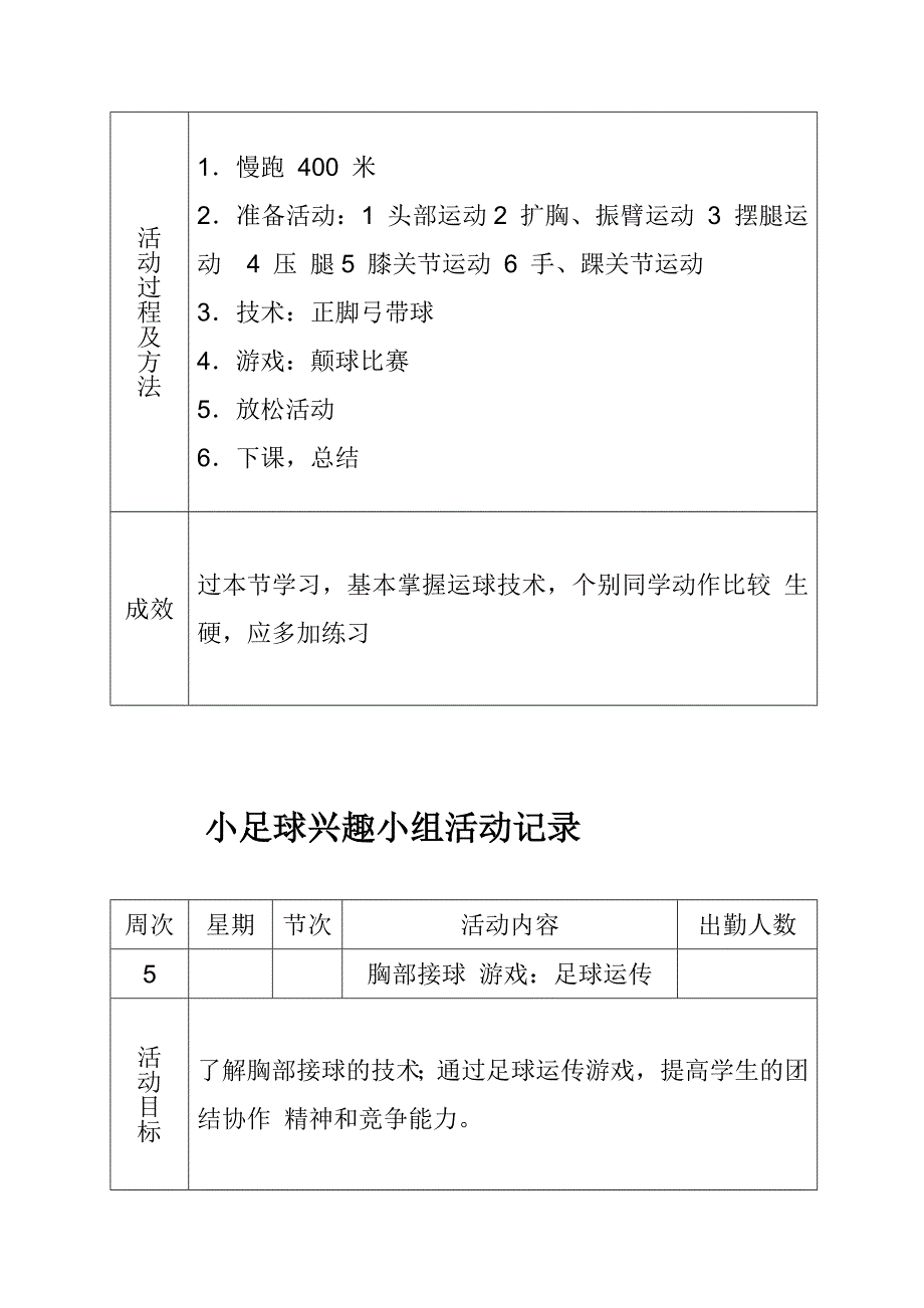 小足球兴趣小组活动记录_第4页