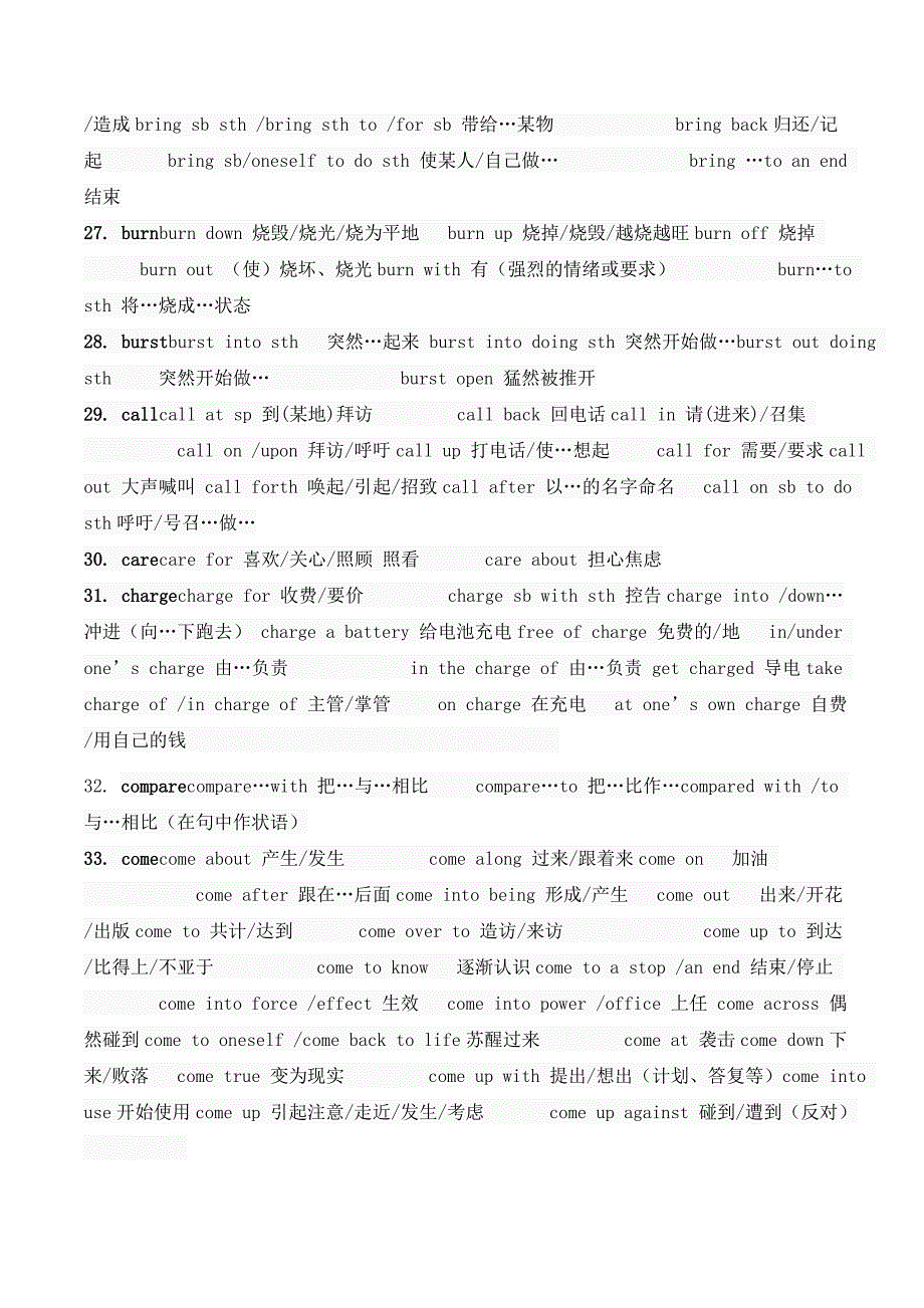 近五年高考英语128个核心单词必考短语大汇总提分必备_第3页