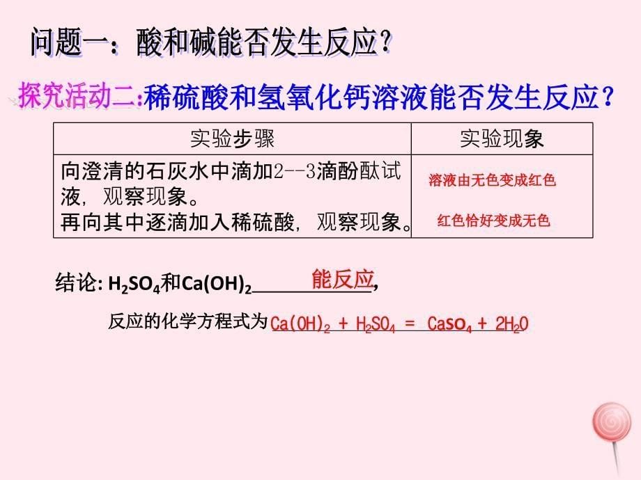 九年级化学下册第十单元酸和碱课题2酸和碱的中和反应课件新版新人教版_第5页