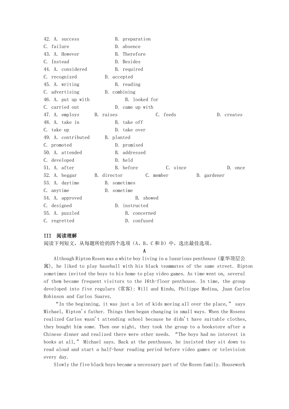 高中英语 Unit4 Learning单元测试2 人教版选修10_第3页