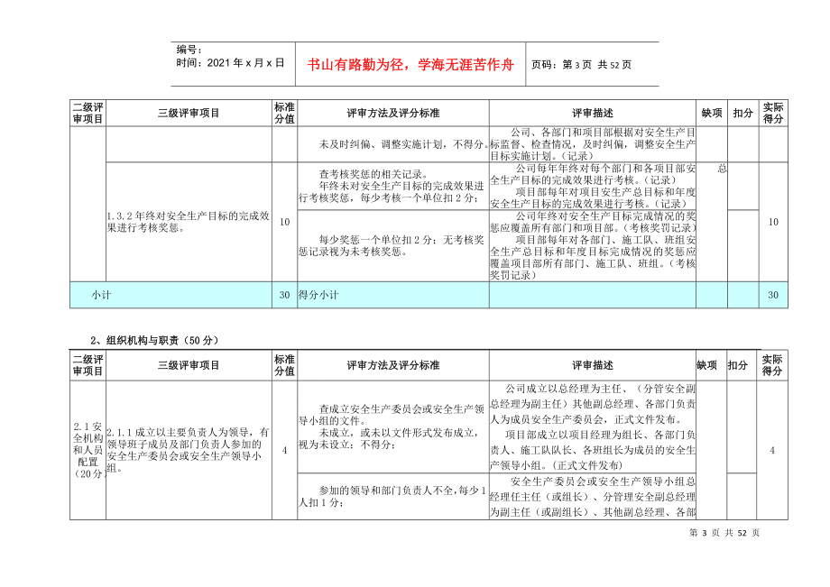 水利水电施工安全生产标准化企业自评_第3页