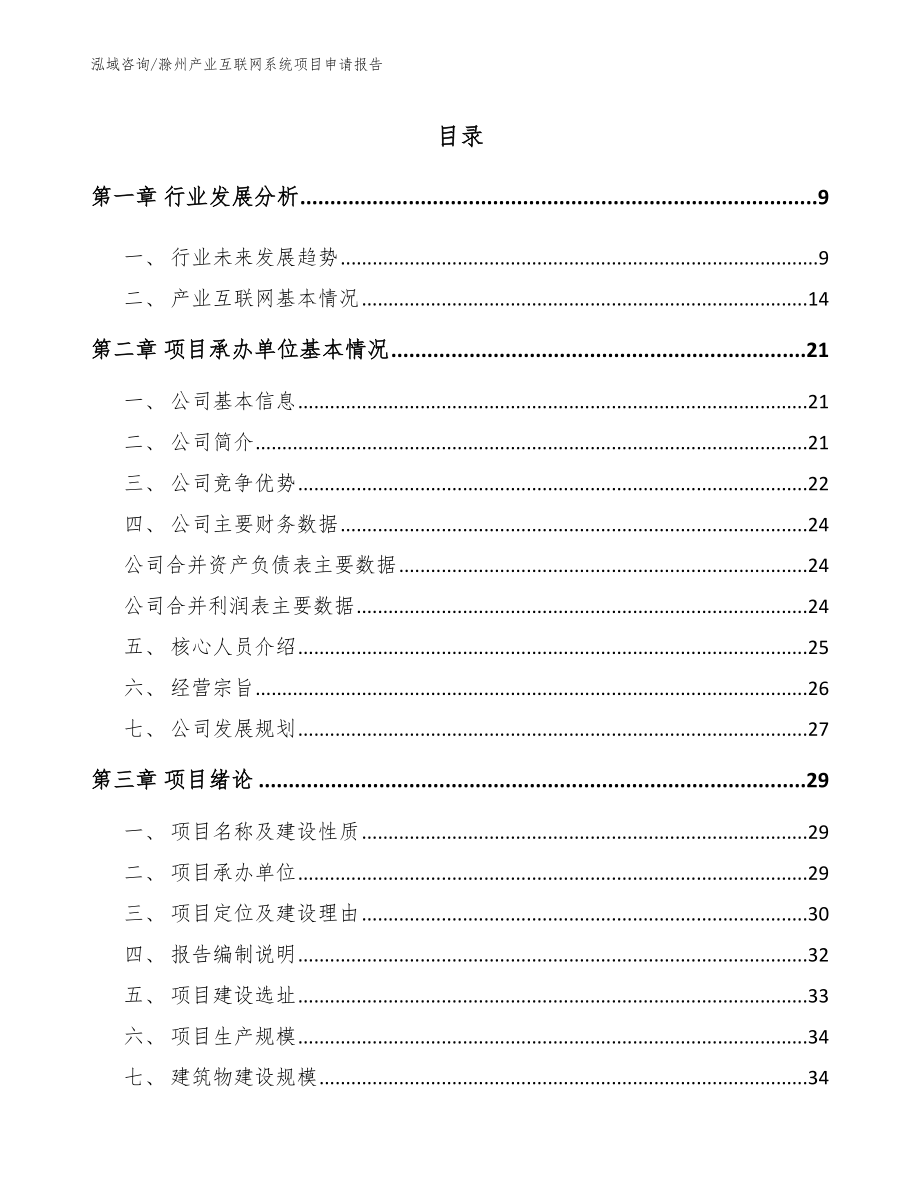 滁州产业互联网系统项目申请报告_第2页