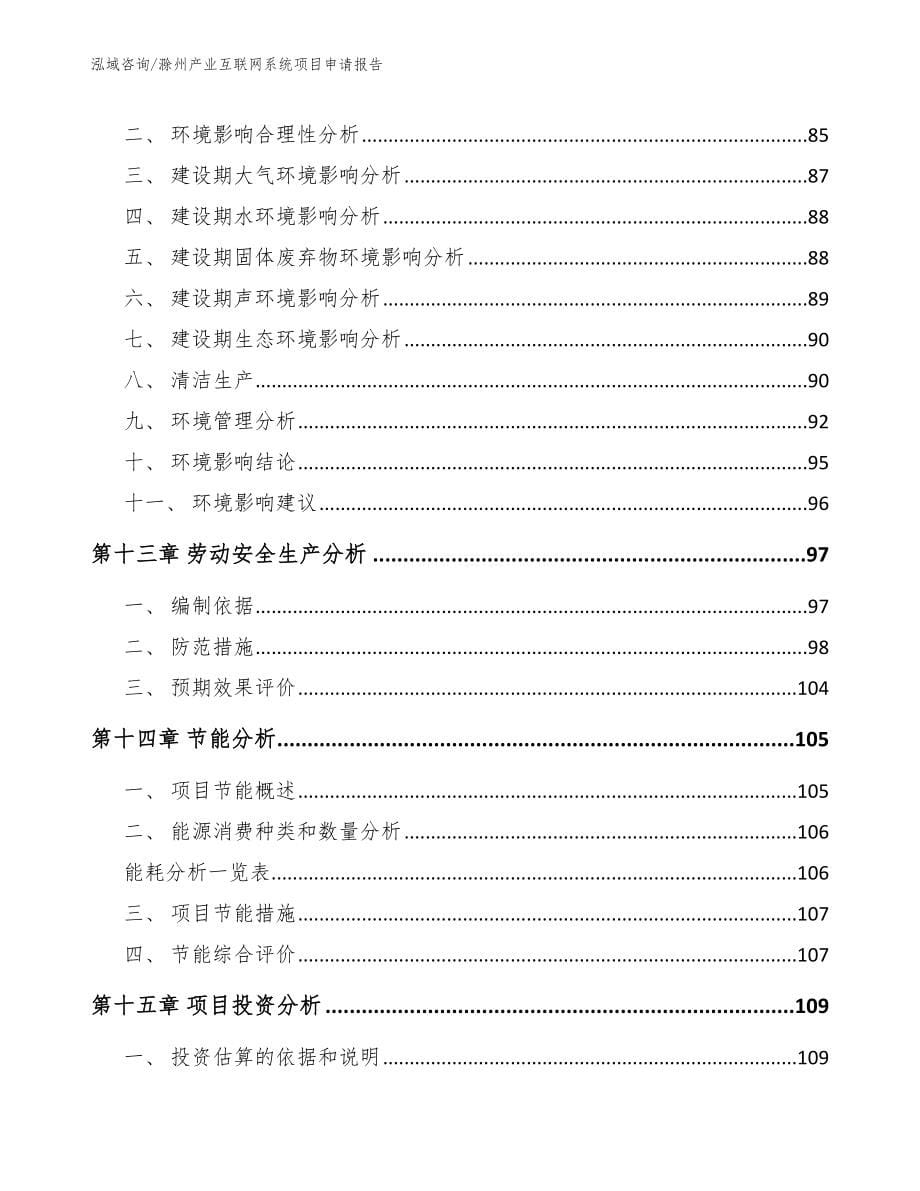 滁州产业互联网系统项目申请报告_第5页