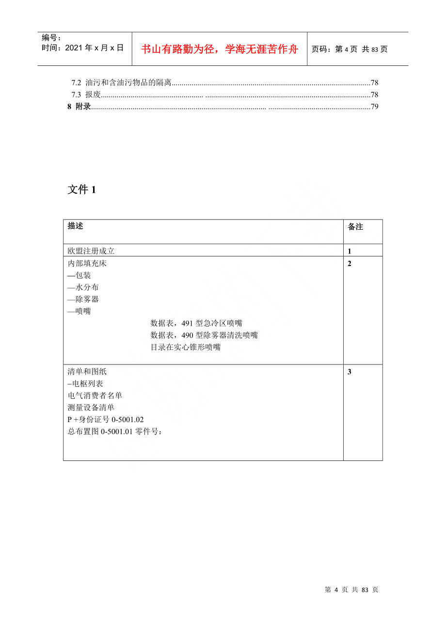 喷淋塔的设计以及设备原理培训课件_第4页