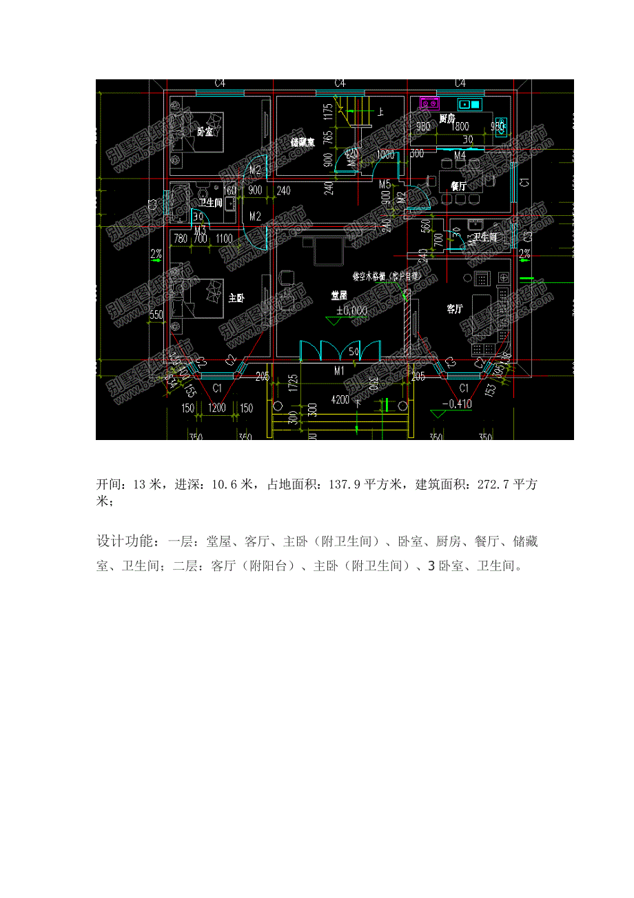 别墅图纸还是鼎川设计的专业_第4页