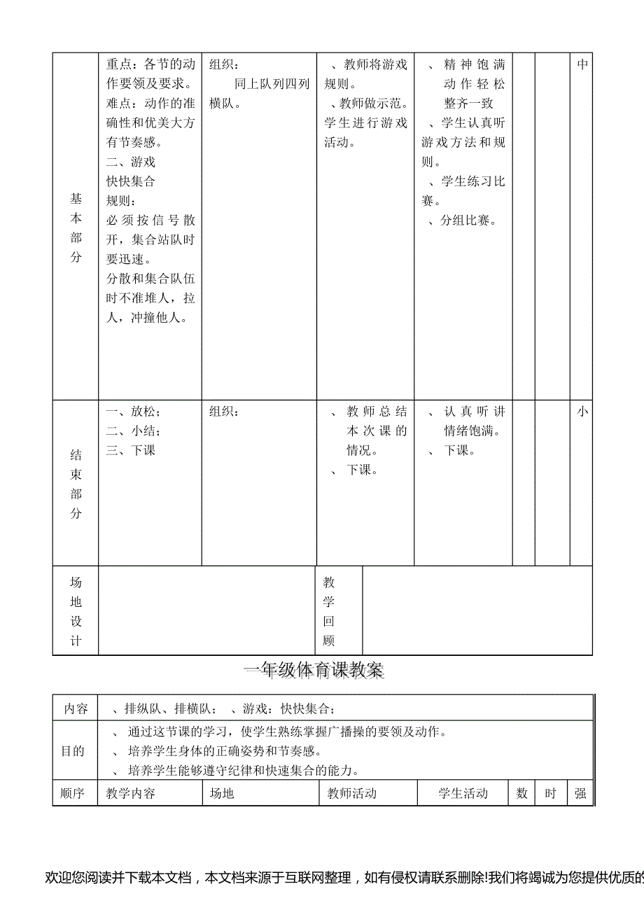 小学1-6年级体育教案084848_第4页