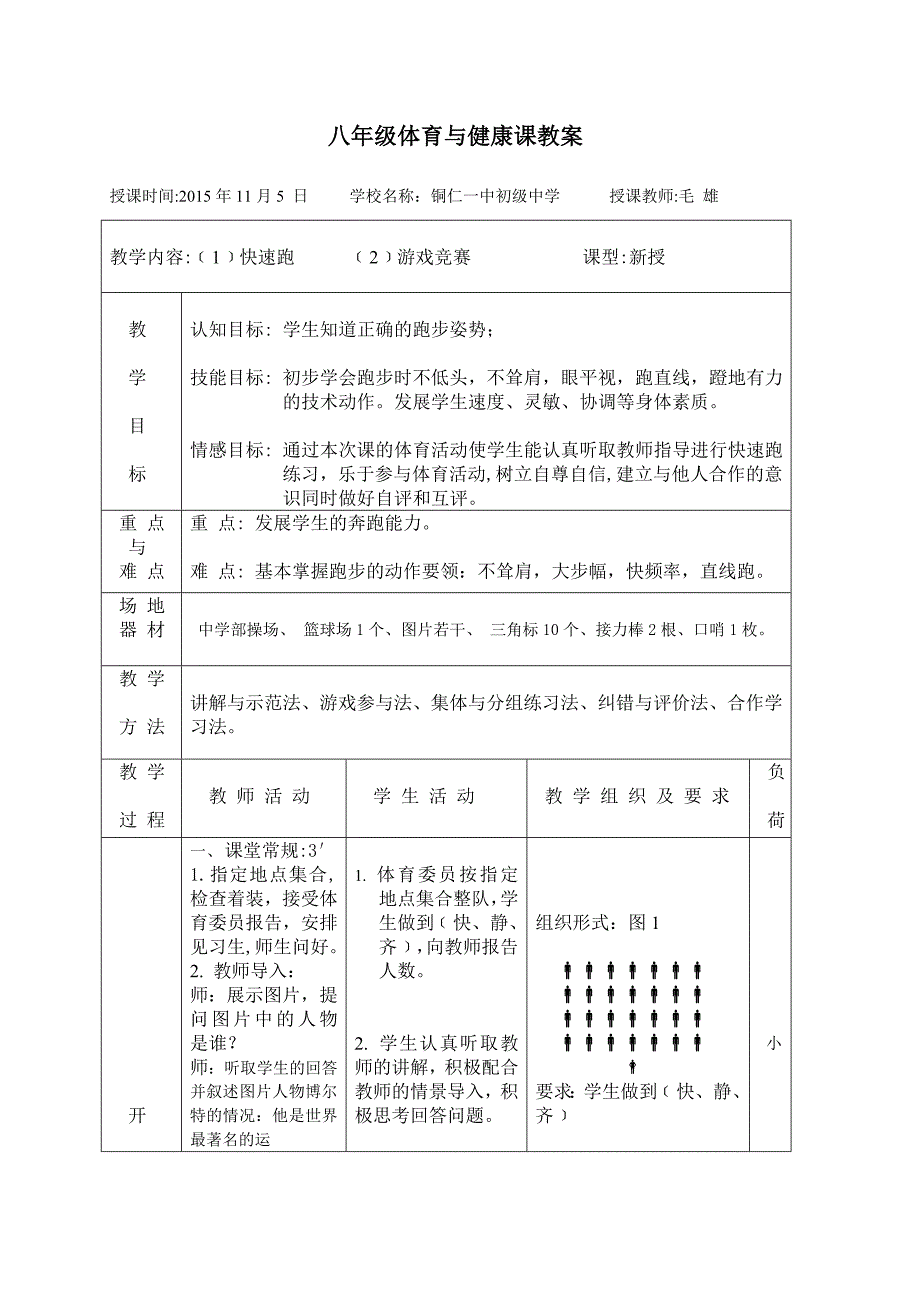 “3361”塞课公开课《快速跑》教案(教育精品)_第3页