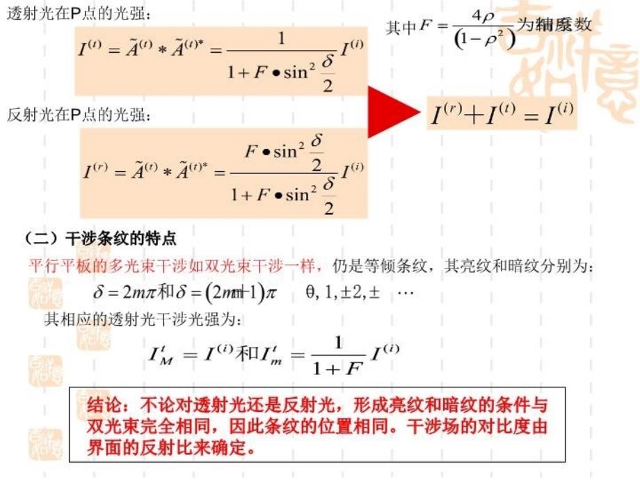 最新平行平板的多光束干涉及其应用1PPT课件_第4页