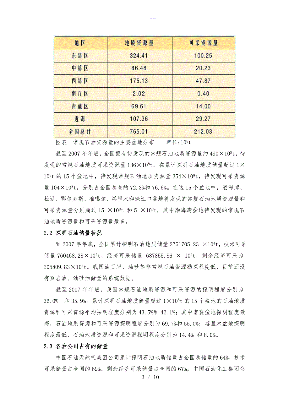 我国石油天然气资源开发利用现状_第3页