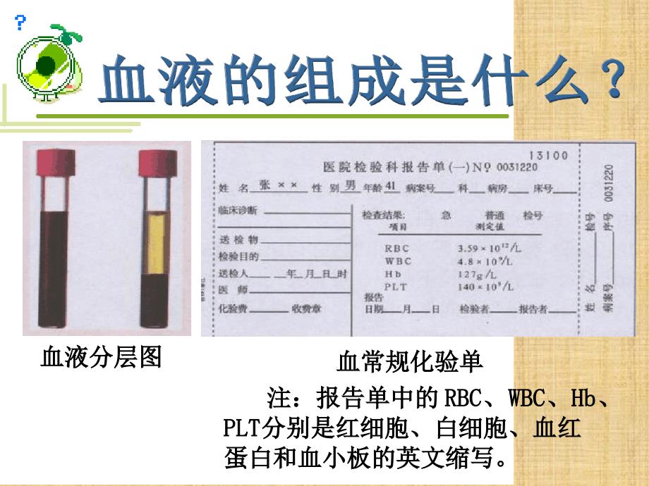 初中七年级生物下册41流动的组织andmdashandmdash血液名师优质课件新版新人教版_第4页