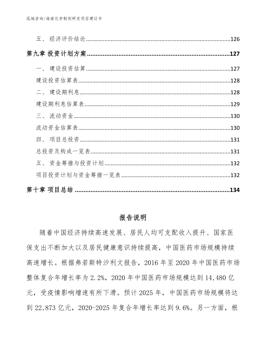 海南化学制剂研发项目建议书_第4页