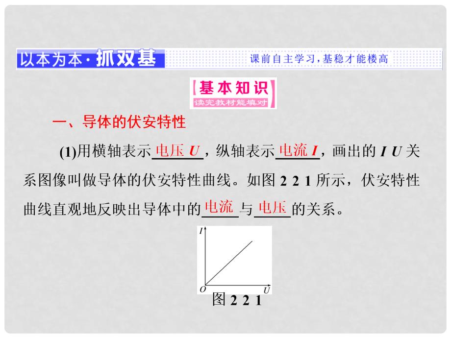 高中物理 第二章 电路 第二节 对电阻的进一步研究课件 粤教版选修31_第2页