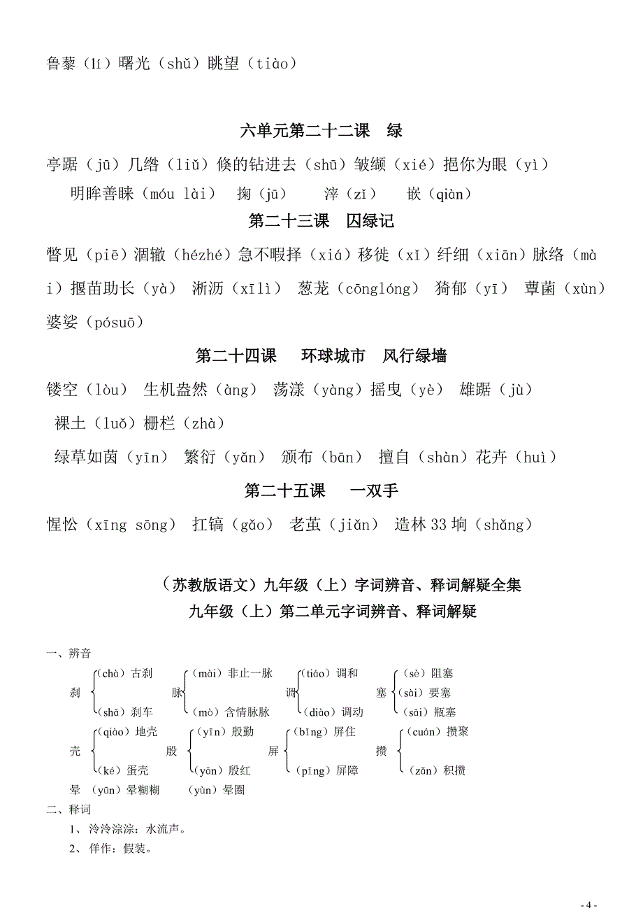 九年级上册重要生字词.doc_第4页