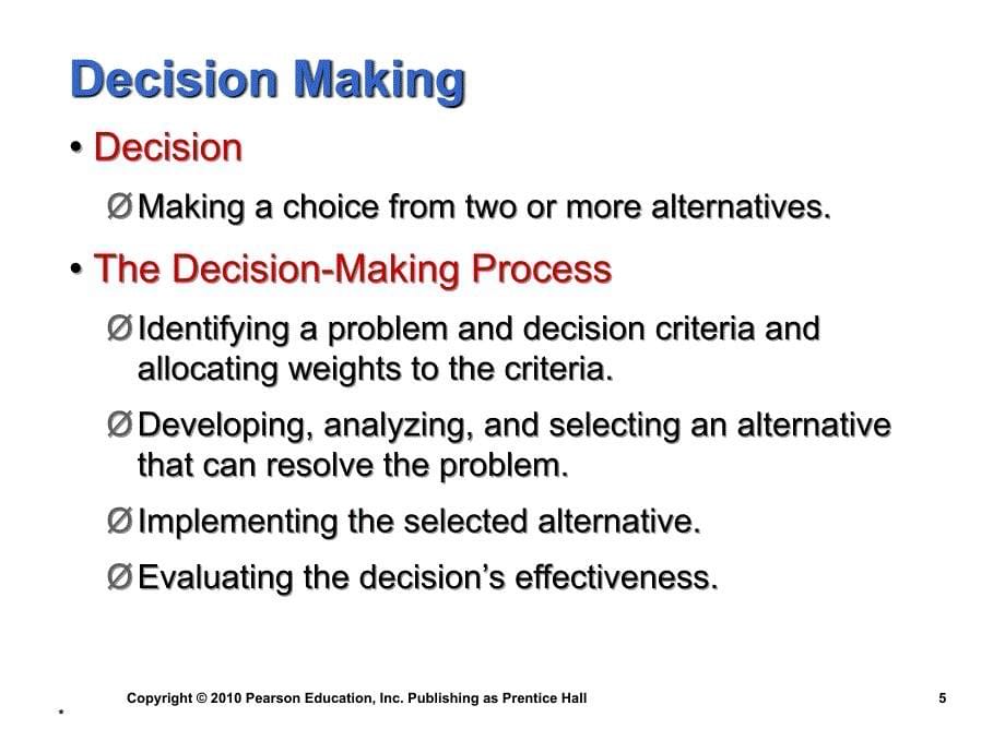 管理学英文课件：ch06 Managers as Decision Makers_第5页