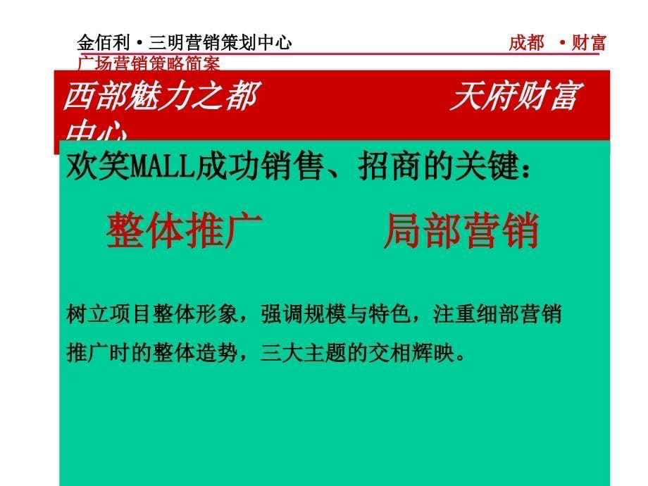 西部MALL商业策划定位(4营销篇)_第5页