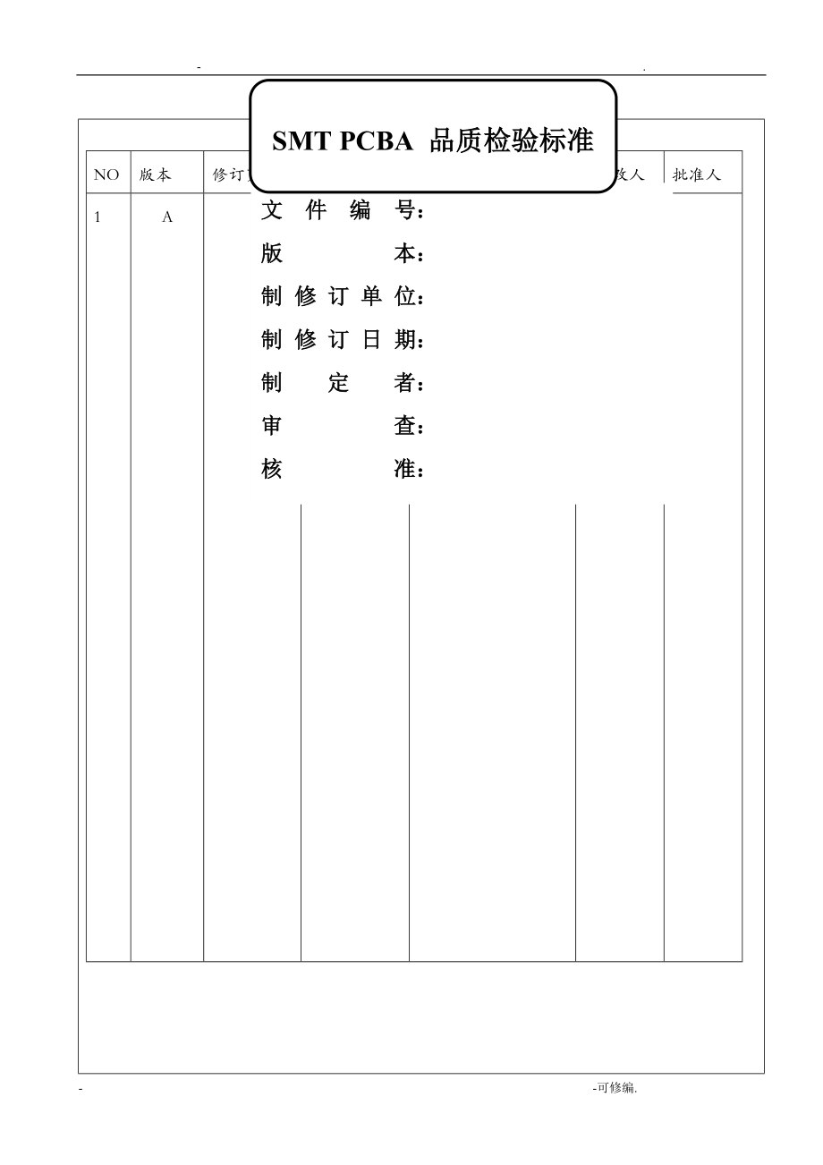 SMTPCBA品质检验标准_第1页